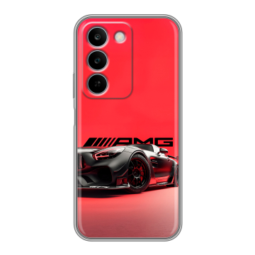 Силиконовый чехол на Realme C83 с принтом Мерседес Mercedes AMG Силиконовый чехол на Realme C83 с принтом Мерседес Mercedes AMG