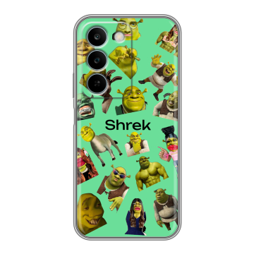 Силиконовый чехол на Realme C83 с принтом Шрек Shrek Силиконовый чехол на Realme C83 с принтом Шрек Shrek