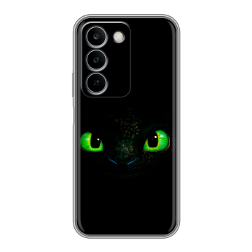 Силиконовый чехол на Realme C83 с принтом Как приручить дракона