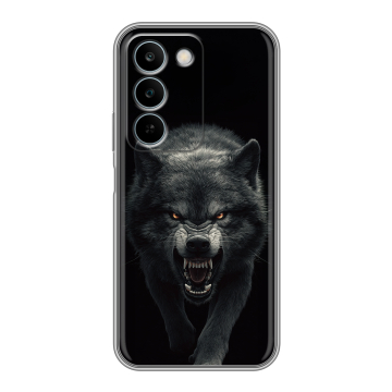 Силиконовый чехол на Realme C83 с принтом Волк