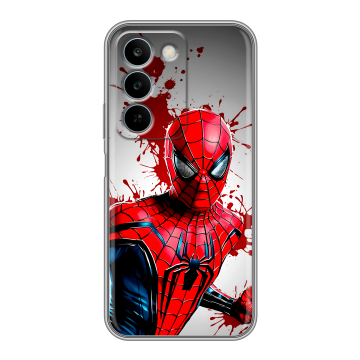 Силиконовый чехол на Realme C83 с принтом Spiderman Человек паук
