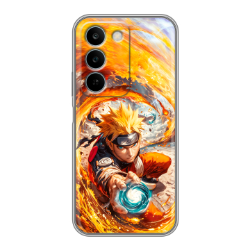 Силиконовый чехол на Realme C83 с принтом Аниме Наруто Naruto