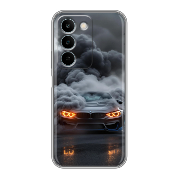 Силиконовый чехол на Realme C83 с принтом BMW БМВ Силиконовый чехол на Realme C83 с принтом BMW БМВ