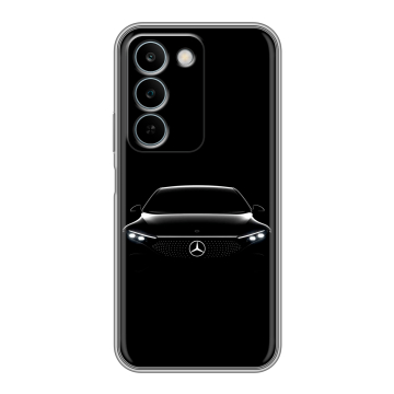 Силиконовый чехол на Realme C83 с принтом Mercedes Мерседес