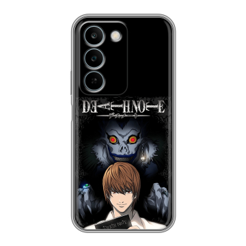 Силиконовый чехол на Realme C83 с принтом Death note Тетрадь смерти Силиконовый чехол на Realme C83 с принтом Death note Тетрадь смерти