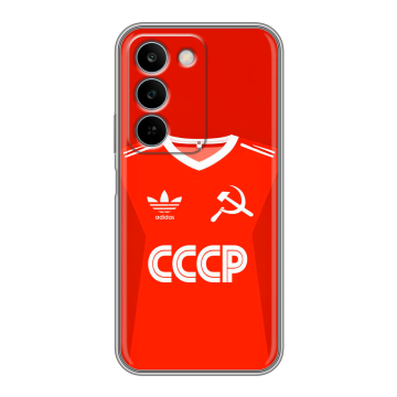 Силиконовый чехол на Realme C83 с принтом Флаг Герб СССР Силиконовый чехол на Realme C83 с принтом Флаг Герб СССР
