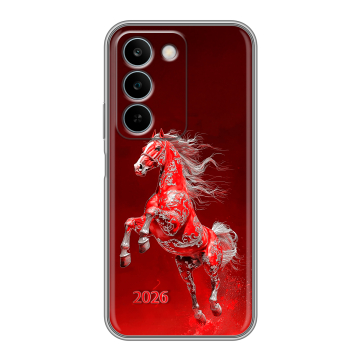 Силиконовый чехол на Realme C83 с принтом Новый год Силиконовый чехол на Realme C83 с принтом Новый год