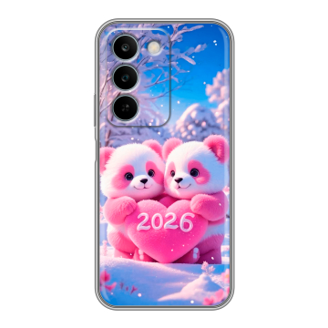 Силиконовый чехол на Realme C83 с принтом Новый год Силиконовый чехол на Realme C83 с принтом Новый год