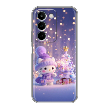 Силиконовый чехол на Realme C83 с принтом Новый год Силиконовый чехол на Realme C83 с принтом Новый год
