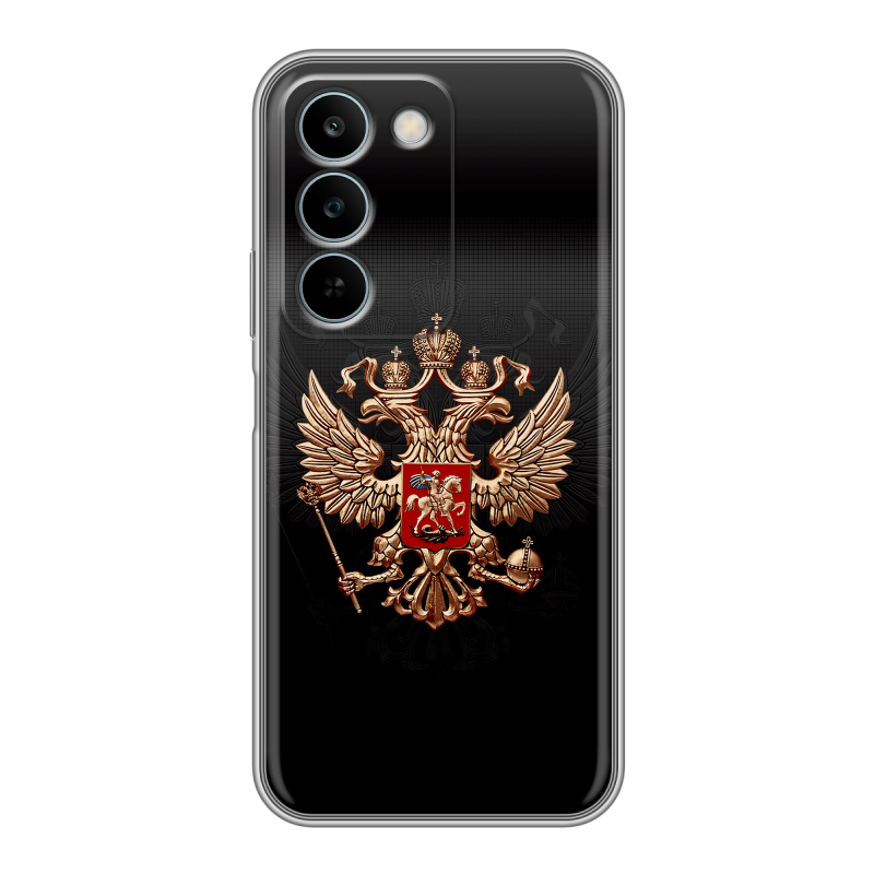 Силиконовый чехол на Realme C83 с принтом Герб России Силиконовый чехол на Realme C83 с принтом Герб России