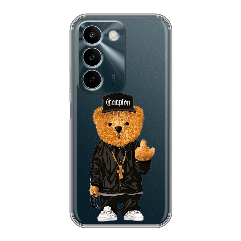 Силиконовый чехол на Realme C83 с принтом Плюшевый медведь Силиконовый чехол на Realme C83 с принтом Плюшевый медведь