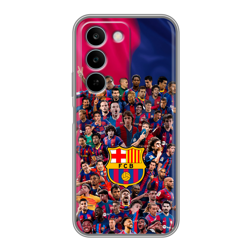 Силиконовый чехол на Realme C83 с принтом Барселона Barcelona Силиконовый чехол на Realme C83 с принтом Барселона Barcelona