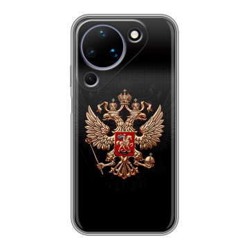 Силиконовый чехол на Huawei Pura 90 с принтом Герб России Силиконовый чехол на Huawei Pura 90 с принтом Герб России