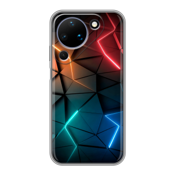 Силиконовый чехол на Huawei Pura 90 с принтом Абстракция неон Силиконовый чехол на Huawei Pura 90 с принтом Абстракция неон