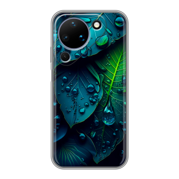 Силиконовый чехол на Huawei Pura 90 с принтом Листья Силиконовый чехол на Huawei Pura 90 с принтом Листья