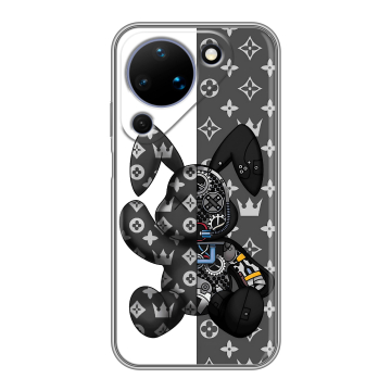 Силиконовый чехол на Huawei Pura 90 с принтом Луи робот