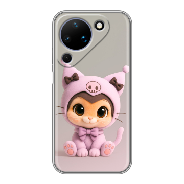 Силиконовый чехол на Huawei Pura 90 с принтом Куроми Kuromi 