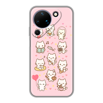 Силиконовый чехол на Huawei Pura 90 с принтом Hello Kitty Хелоу Кити