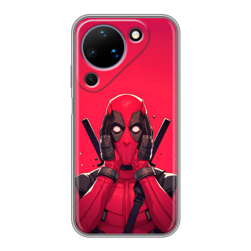 Силиконовый чехол на Huawei Pura 90 с принтом Дедпул Deadpool Силиконовый чехол на Huawei Pura 90 с принтом Дедпул Deadpool