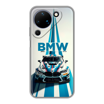 Силиконовый чехол на Huawei Pura 90 с принтом БМВ BMW