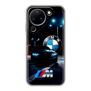 Силиконовый чехол на Huawei Pura 90 с принтом БМВ BMW Силиконовый чехол на Huawei Pura 90 с принтом БМВ BMW
