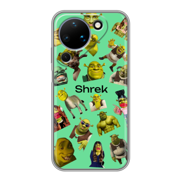 Силиконовый чехол на Huawei Pura 90 с принтом Шрек Shrek