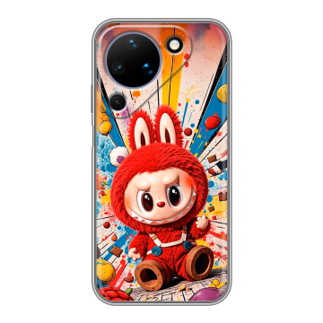 Силиконовый чехол на Huawei Pura 90 с принтом Labubu Лабубу