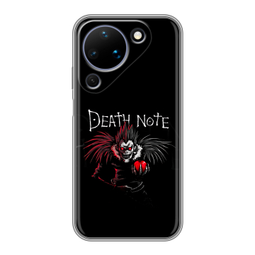 Силиконовый чехол на Huawei Pura 90 с принтом Death note Тетрадь смерти Силиконовый чехол на Huawei Pura 90 с принтом Death note Тетрадь смерти