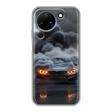 Силиконовый чехол на Huawei Pura 90 с принтом BMW БМВ Силиконовый чехол на Huawei Pura 90 с принтом BMW БМВ