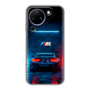 Силиконовый чехол на Huawei Pura 90 с принтом BMW БМВ