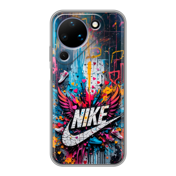 Силиконовый чехол на Huawei Pura 90 с принтом Nike Найк Силиконовый чехол на Huawei Pura 90 с принтом Nike Найк