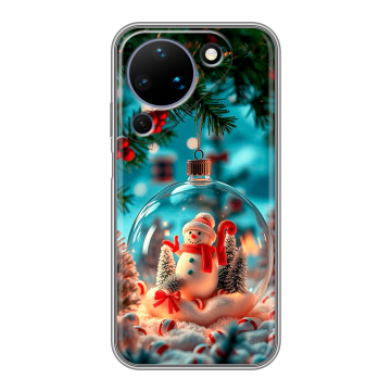 Силиконовый чехол на Huawei Pura 90 с принтом Новый год