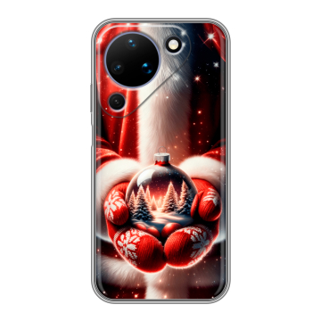 Силиконовый чехол на Huawei Pura 90 с принтом Новый год