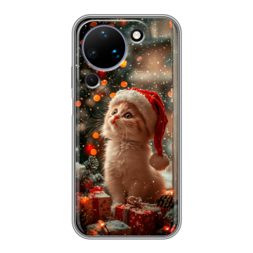 Силиконовый чехол на Huawei Pura 90 с принтом Новый год