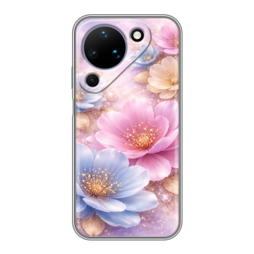 Силиконовый чехол на Huawei Pura 90 с принтом женский