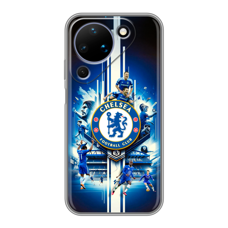 Силиконовый чехол на Huawei Pura 90 с принтом Chelsea Челси Силиконовый чехол на Huawei Pura 90 с принтом Chelsea Челси
