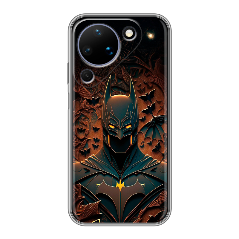 Силиконовый чехол на Huawei Pura 90 с принтом Batman Бэтмен Силиконовый чехол на Huawei Pura 90 с принтом Batman Бэтмен