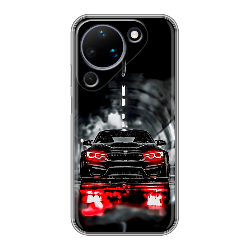 Силиконовый чехол на Huawei Pura 90 с принтом BMW БМВ Силиконовый чехол на Huawei Pura 90 с принтом BMW БМВ