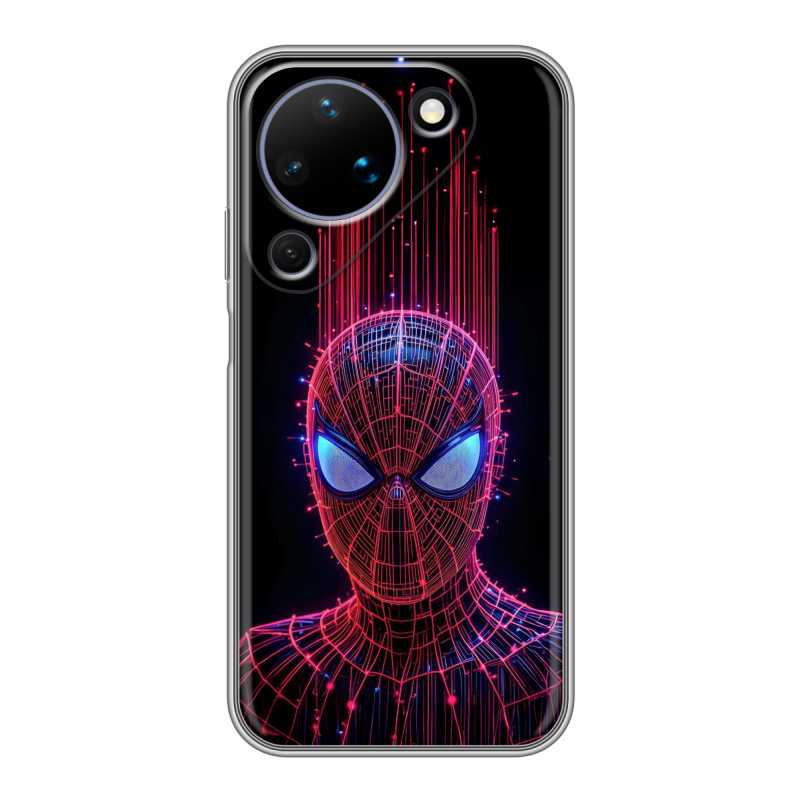 Силиконовый чехол на Huawei Pura 90 с принтом Spiderman Человек паук Силиконовый чехол на Huawei Pura 90 с принтом Spiderman Человек паук