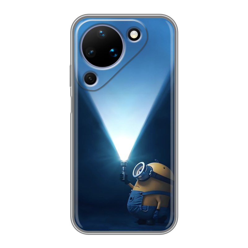 Силиконовый чехол на Huawei Pura 90 с принтом Миньоны Силиконовый чехол на Huawei Pura 90 с принтом Миньоны