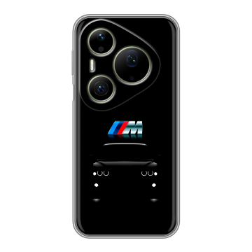 Силиконовый чехол на Huawei Pura 90 Pro Max с принтом БМВ BMW Силиконовый чехол на Huawei Pura 90 Pro Max с принтом БМВ BMW