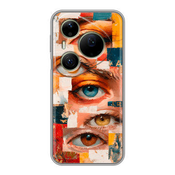 Силиконовый чехол на Huawei Pura 90 Pro Max с принтом Модный принт