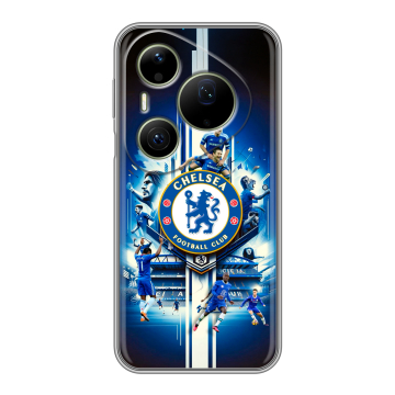 Силиконовый чехол на Huawei Pura 90 Pro Max с принтом Chelsea Челси