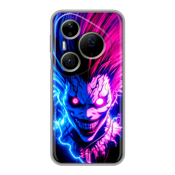 Силиконовый чехол на Huawei Pura 90 Pro Max с принтом Death note Тетрадь смерти