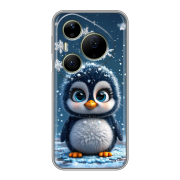 Силиконовый чехол на Huawei Pura 90 Pro Max с принтом Новый год