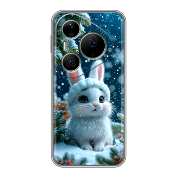 Силиконовый чехол на Huawei Pura 90 Pro Max с принтом Новый год