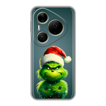 Силиконовый чехол на Huawei Pura 90 Pro Max с принтом Новый год Силиконовый чехол на Huawei Pura 90 Pro Max с принтом Новый год