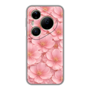 Силиконовый чехол на Huawei Pura 90 Pro Max с принтом женский