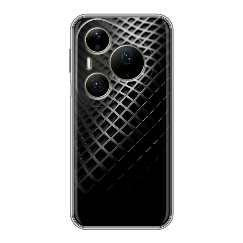 Силиконовый чехол на Huawei Pura 90 Pro Max с принтом Текстура металла Силиконовый чехол на Huawei Pura 90 Pro Max с принтом Текстура металла