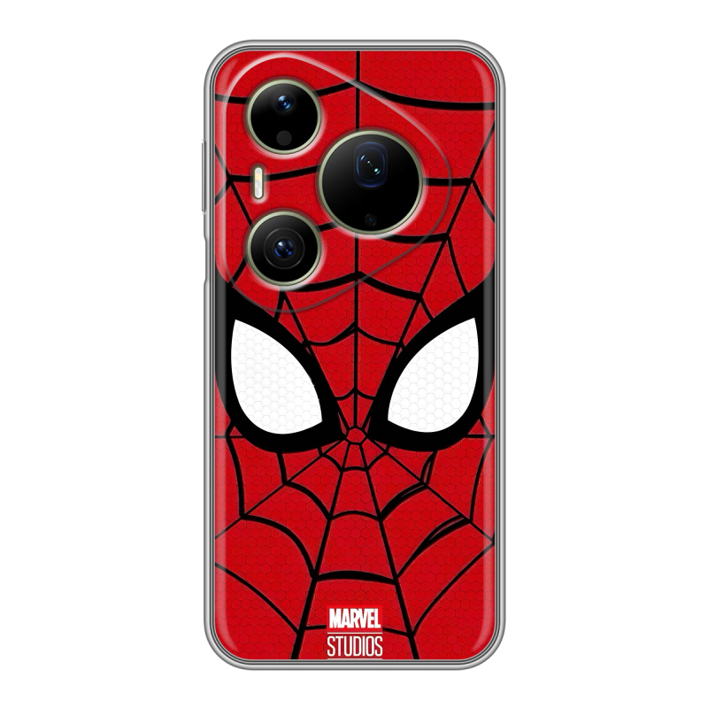 Силиконовый чехол на Huawei Pura 90 Pro Max с принтом человек паук spiderman Силиконовый чехол на Huawei Pura 90 Pro Max с принтом человек паук spiderman